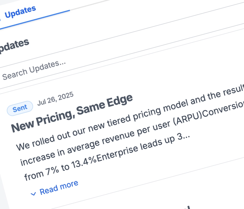 Keep Investors Informed